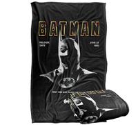 LOGOVISION Batman 1989 Cowl Silky Touch Super Soft Throw Blanket 36"x58"