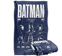 LOGOVISION Batman 85th Mashups Face of A Hero Through The Years Silky Touch Super Soft Throw Blanket 36"x58"