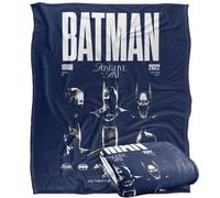 LOGOVISION Batman 85th Mashups Face of A Hero Through The Years Silky Touch Super Soft Throw Blanket 50"x60"