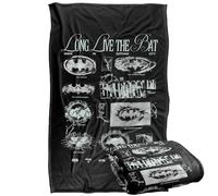 LOGOVISION Batman 85th Mashups Grunge Logos Silky Touch Super Soft Throw Blanket 36"x58"