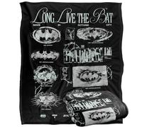 LOGOVISION Batman 85th Mashups Grunge Logos Silky Touch Super Soft Throw Blanket 50"x60"