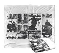 LOGOVISION Batman 85th Mashups Through The Years Live Action Silky Touch Super Soft Throw Blanket 50"x60"