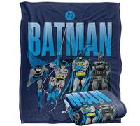 LOGOVISION Batman Across The Years Line Up Silky Touch Super Soft Throw Blanket 152 X 127 Cm