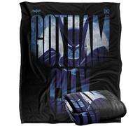 LOGOVISION Batman Caped Crusader Animated Series Gotham City Silky Touch Super Soft Throw Blanket 50"x60"