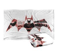 LOGOVISION Batman Caped Crusader Animated Series Logo Infill Silky Touch Super Soft Throw Blanket 36"x58"