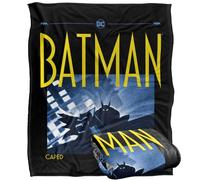 LOGOVISION Batman Caped Crusader Animated Series Shadow Block Silky Touch Super Soft Throw Blanket 50"x60"