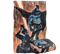LOGOVISION Batman Catwoman Over City Silky Touch Super Soft Throw Blanket 36"x58"