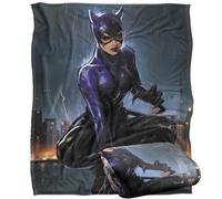 LOGOVISION Batman Catwoman Perch Silky Touch Super Soft Throw Blanket 50"x60"
