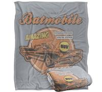 LOGOVISION Batman Character Amazing Batmobile Silky Touch Super Soft Throw Blanket 50"x60"