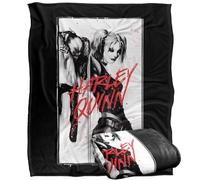 LOGOVISION Batman Character Inked Quinn Silky Touch Super Soft Throw Blanket 50"x60"