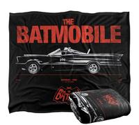 LOGOVISION Batman Classic '66 Batmobile Silky Touch Super Soft Throw Blanket 152 X 127 Cm