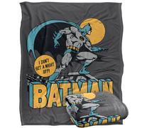 LOGOVISION Batman DC Night Owl Silky Touch Super Soft Throw Blanket 50"x60"