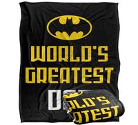 LOGOVISION Batman Father'S Day World'S Greatest Dad Silky Touch Super Soft Throw Blanket 152 X 127 Cm