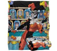 LOGOVISION Batman Harley Quinn Carinval Silky Touch Super Soft Throw Blanket 152 X 127 Cm