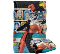 LOGOVISION Batman Harley Quinn Carinval Silky Touch Super Soft Throw Blanket 91 x 147 Cm