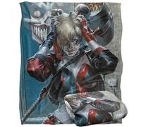 LOGOVISION Batman Harley Quinn Hammer Time Silky Touch Super Soft Throw Blanket 152 X 127 Cm