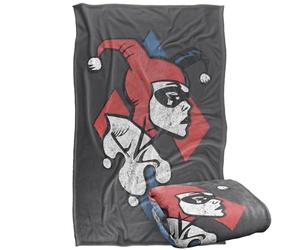 LOGOVISION Batman Harley Quinn Profiling Silky Touch Super Soft Throw Blanket 36"x58"