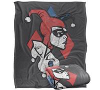 LOGOVISION Batman Harley Quinn Profiling Silky Touch Super Soft Throw Blanket 50"x60"