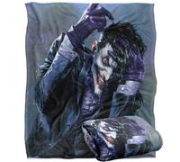 LOGOVISION Batman Joker Madness Silky Touch Super Soft Throw Blanket 50"x60"