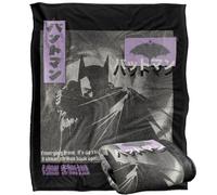 LOGOVISION Batman Kanji Darkest Shadows Silky Touch Super Soft Throw Blanket 152 X 127 Cm