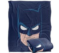 LOGOVISION Batman Large Face Silky Touch Super Soft Throw Blanket 50"x60"