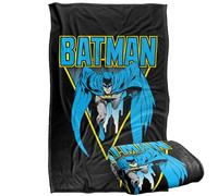 LOGOVISION Batman Leaping Over Gotham Silky Touch Super Soft Throw Blanket 36"x58"