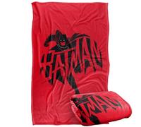 LOGOVISION Batman One Color Run Silky Touch Super Soft Throw Blanket 36"x58"