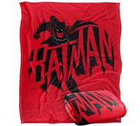 LOGOVISION Batman One Color Run Silky Touch Super Soft Throw Blanket 50"x60"