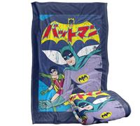 LOGOVISION Batman Robin Kanji Large Eyes Silky Touch Super Soft Throw Blanket 91 x 147 Cm