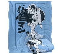 LOGOVISION Batman Robin Kanji Large Run Silky Touch Super Soft Throw Blanket 152 X 127 Cm