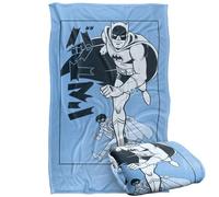 LOGOVISION Batman Robin Kanji Large Run Silky Touch Super Soft Throw Blanket 91 x 147 Cm