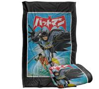 LOGOVISION Batman Robin Kanji Painted Cover Silky Touch Super Soft Throw Blanket 91 x 147 Cm
