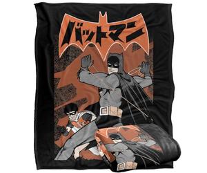 LOGOVISION Batman Robin Kanji Rope Cover Silky Touch Super Soft Throw Blanket 152 X 127 Cm