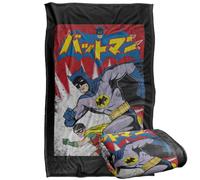 LOGOVISION Batman Robin Kanji Run Red Burst Silky Touch Super Soft Throw Blanket 91 x 147 Cm