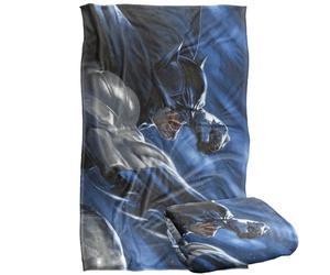 LOGOVISION Batman Throwing Fists Silky Touch Super Soft Throw Blanket 36"x58"