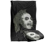 LOGOVISION Beetlejuice 1988 Betelgeuse Large Face Silky Touch Super Soft Throw Blanket 36"x58"