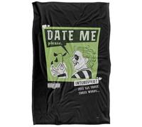 LOGOVISION Beetlejuice 2 (2024) Beetlejuice Beetlejuice Date Me Silky Touch Super Soft Throw Blanket 91 x 147 Cm