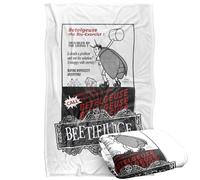 LOGOVISION Beetlejuice Betelgeuse Bio Exorcist Ad Silky Touch Super Soft Throw Blanket 36"x58"