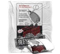LOGOVISION Beetlejuice Betelgeuse Bio Exorcist Ad Silky Touch Super Soft Throw Blanket 50"x60"