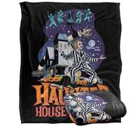 LOGOVISION Beetlejuice Haunted House Party Silky Touch Super Soft Throw Blanket 152 X 127 Cm