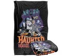 LOGOVISION Beetlejuice Haunted House Party Silky Touch Super Soft Throw Blanket 91 x 147 Cm