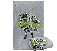 LOGOVISION Beetlejuice Its Showtime Silky Touch Super Soft Throw Blanket 36"x58"