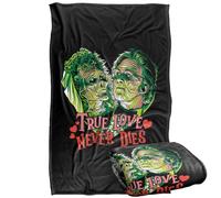 LOGOVISION Beetlejuice Valentine True Love Never Dies Silky Touch Super Soft Throw Blanket 91 x 147 Cm