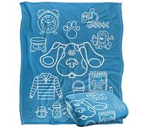 LOGOVISION Blues Clues Blue'S Clues Icon Collage Silky Touch Super Soft Throw Blanket 152 X 127 Cm