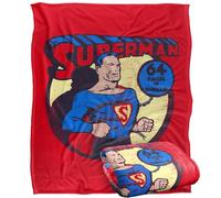 LOGOVISION DC Originals Logo Superman 64 Silky Touch Super Soft Throw Blanket 50"x60"