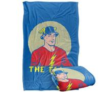 LOGOVISION Flash DC Faded Circle Silky Touch Super Soft Throw Blanket 36"x58"