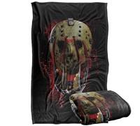 LOGOVISION Freddy Vs Jason Mask And Claws Silky Touch Super Soft Throw Blanket 91 x 147 Cm