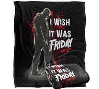 LOGOVISION Friday The 13Th I Wish It Was Friday Silky Touch Super Soft Throw Blanket 152 X 127 Cm