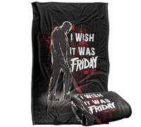 LOGOVISION Friday The 13Th I Wish It Was Friday Silky Touch Super Soft Throw Blanket 91 x 147 Cm