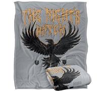 LOGOVISION Game of Thrones Nights Watch Eagle Silky Touch Super Soft Throw Blanket 50"x60"